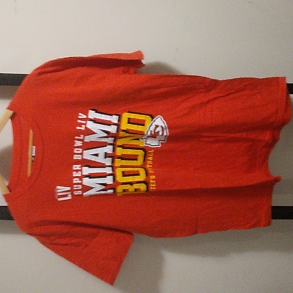 Men's NFL Team Apparel Kansas City Chiefs Super Bowl Shirt NWOT